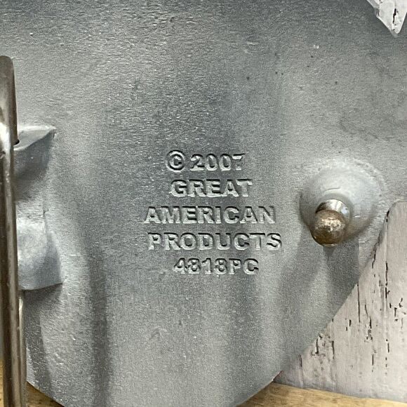 2007 US Navy Belt Buckle Mens Eagle Crest Patriotic Pewter Great American - Picture 5 of 6